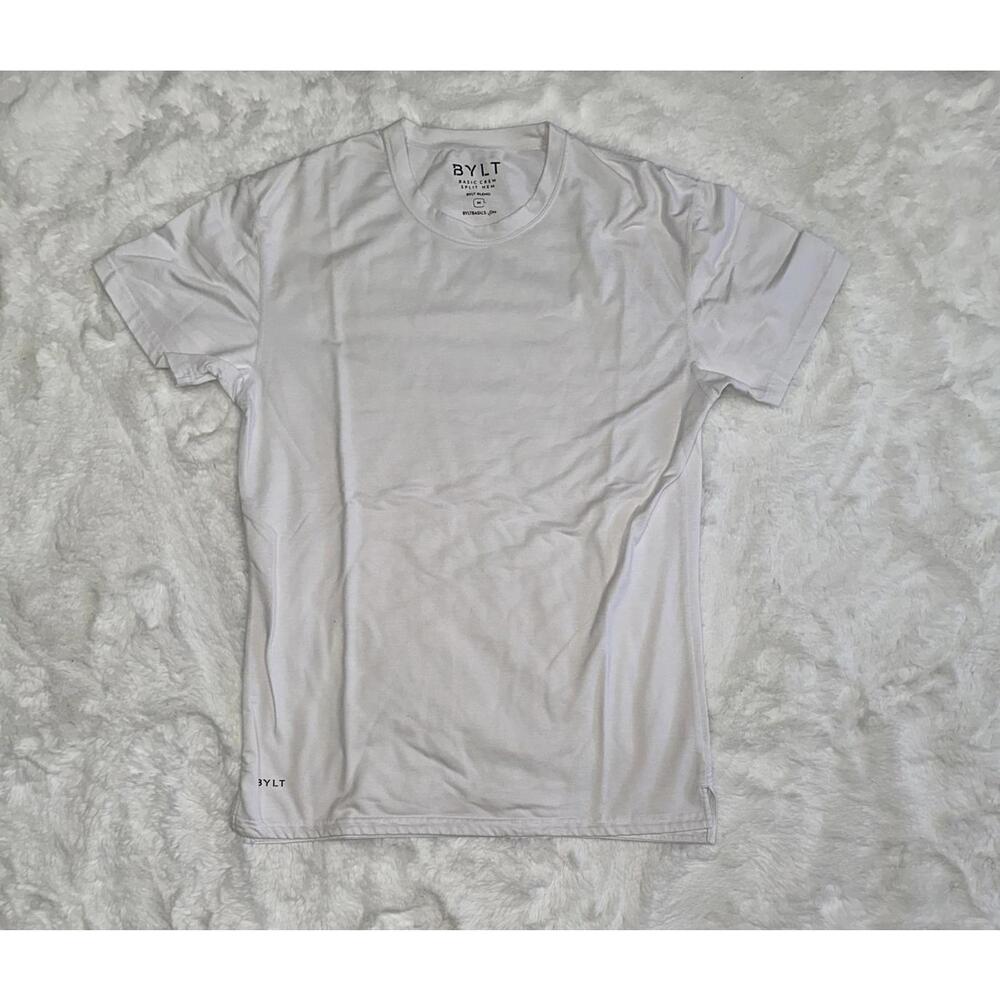 BYLT Basic Crew Split Hem T-Shirt